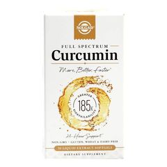Curcumin Full Spectrum, 30 capsule moi | Solgar