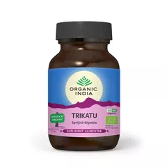 Trikatu, Sprijina digestia 60 cps ECO| Organic India