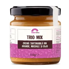 Trio Mix - Cremă Tartinabilă din Arahide, Migdale și Caju, 100% naturală | Sunday bites