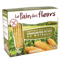 Turte Crocante din Porumb și Orez Fără Gluten, 150g ECO| Le Pain des Fleurs