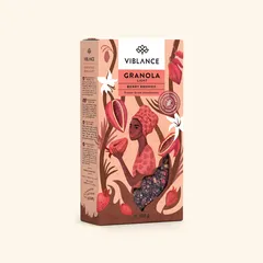 Muesli Crocant Light Căpșuni și Brownie Fără Gluten, 300g | Viblance