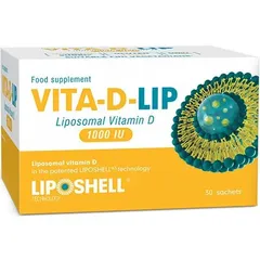 VITA-D-LIP Vitamina D Lipozomală 1000 IU plicuri | Liposhell