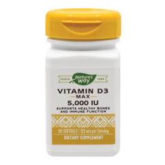 Vitamina D3 5000UI, 60 capsule moi | Secom